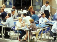 Eating out in London UK